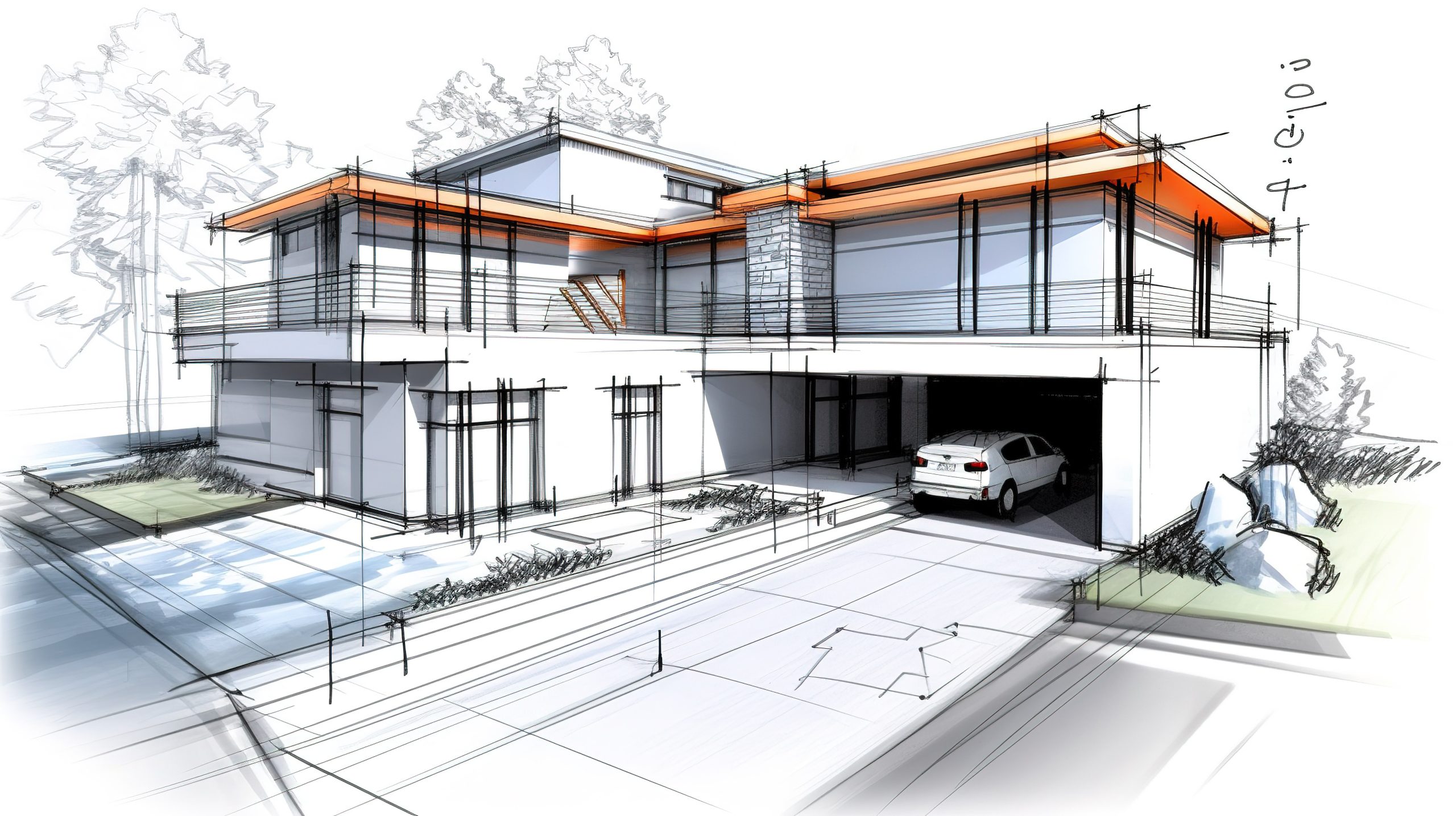—Pngtree—3d illustration of architectural sketch_5812581 —Pngtree—3d illustration of architectural sketch_5812581