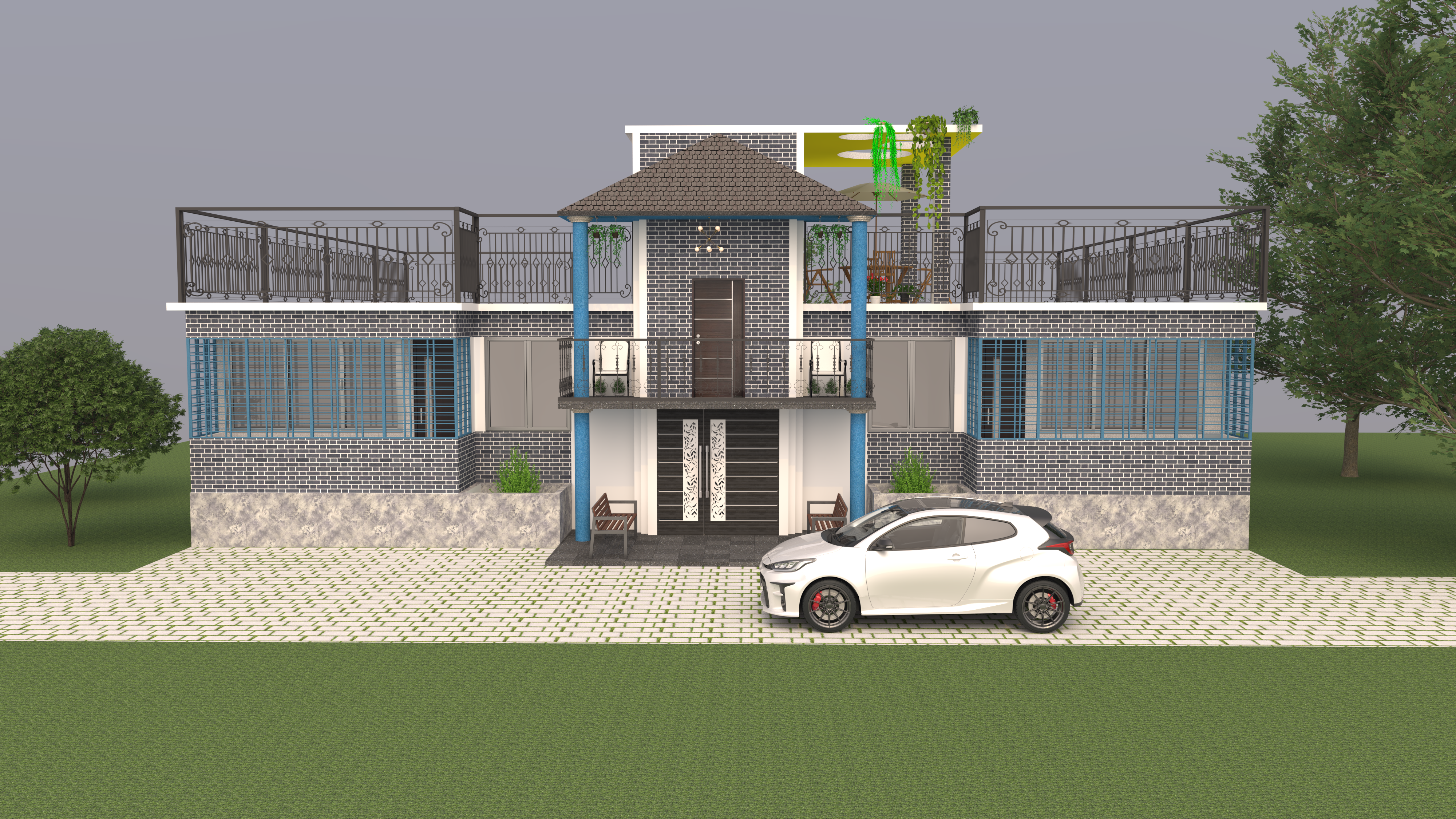 2 STORY BUILDING-SAHED BHAI 3D 2 STORY BUILDING-SAHED BHAI 3D